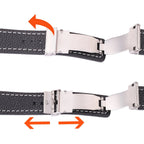 Amazfit Leather Watch Bands Genuine Cowhide Replacement Strap for Smartwatch