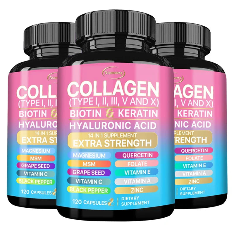 Collagen Supplement - Supports Skin Care, Nails, Hair, Antioxidants and The Immune System Lootquake LLC