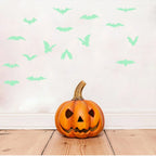 Halloween Luminous Wall Stickers Stickers Glow Dark Halloween Decor Creative Carved Fluorescent Festival Horror Home Decoration