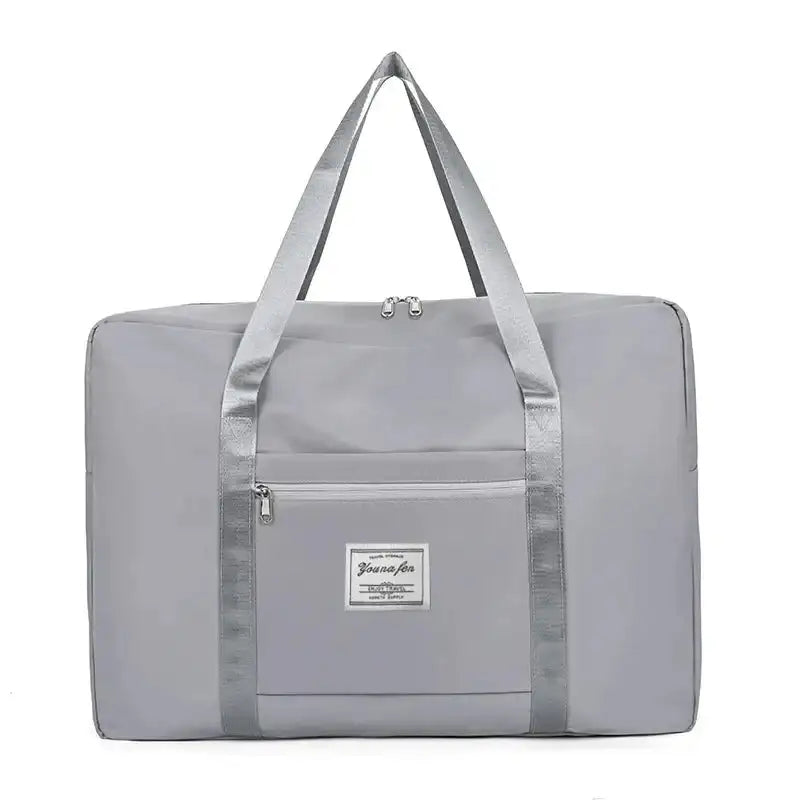 1pc Pink/Blue/Grey Travel Large Capacity Storage Bag Zipper Portable Sports Bag Versatile Gym Handbag Small, Medium, and Large