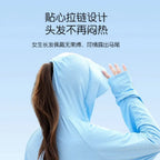 Ice Silk Sun UPF 50+ UV Protection Jacket Big Brim Thin Ice Silk Sun Protection Jackets UV Protection Hooded Windbreaker 4XL 5XL