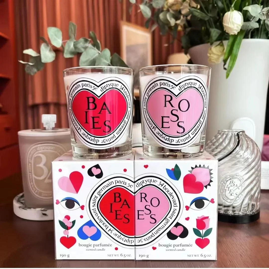 Romantic Limited Diptyques Candles Sakura Scented Fragrance Candle Light Gift High Quality Aromatherapy Perfume Aroma Home Decor Lootquake LLC