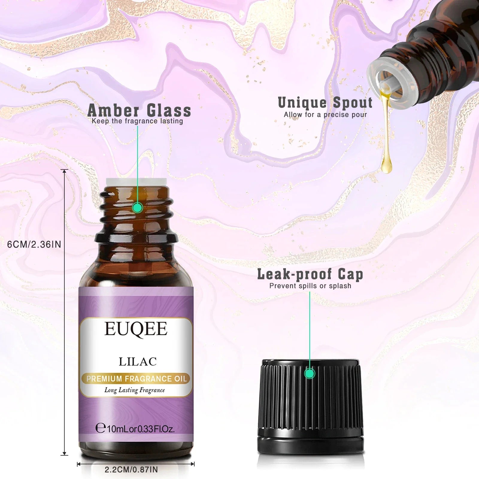EUQEE 10ml Woody Fruit Fragrance Oil For Humidifier DIY Soap Candle Making Cedarwood Forest Pine Pumpkin Pie Coconut Pineapple Lootquake LLC