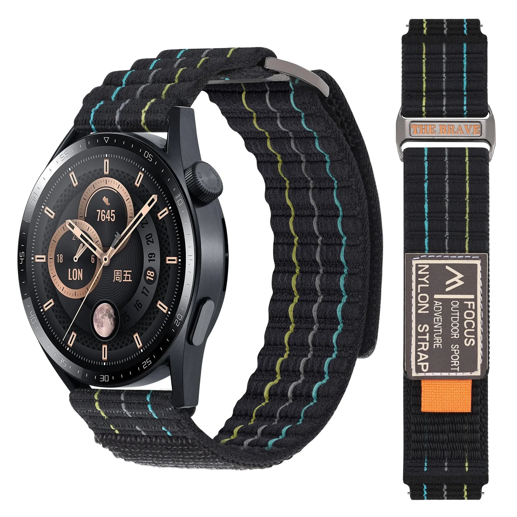 Polar Trail Loop Nylon Watch Band For Smartwatch - Durable Comfort