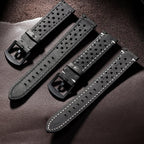 Polar Watch Band Quick Release Leather Strap Handmade Breathable Porous Cowhide