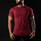 FlexFit Cotton Tee: Summer Athletic Muscle Shirt