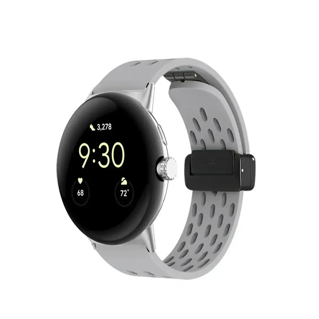 Google Pixel Silicone Band - Breathable With Magnetic Clasp BandsCo Straps