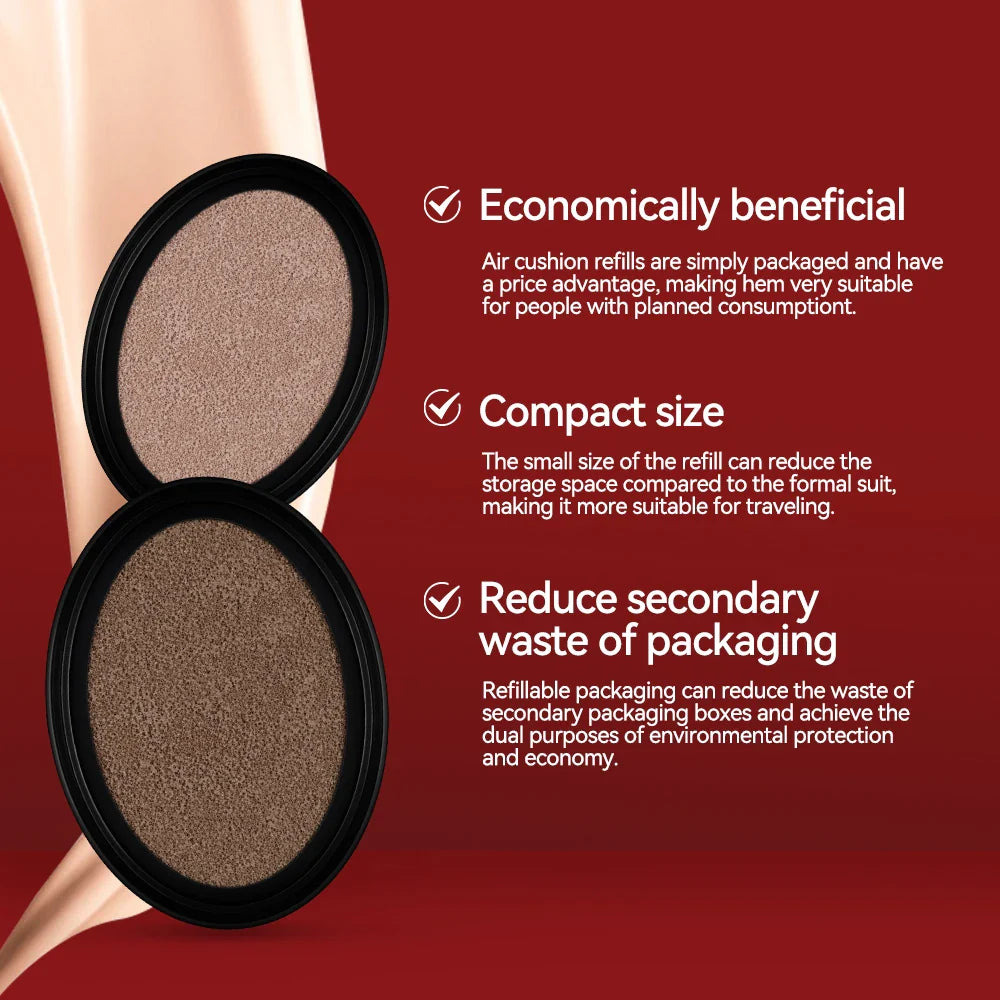 Cushion Foundation Refill Waterproof Covering Foundation Cosmetics Korean Makeup Bb Cream Foundation Tone Up Cream Water Proof Lootquake LLC