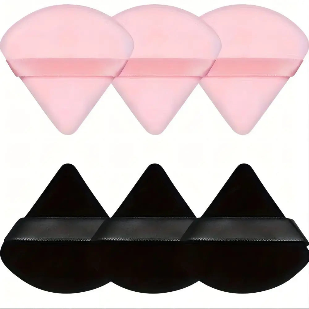 6 Pcs Powder Puff Face Makeup Sponge Soft Velour Triangle Powder Puffs For Loose Powder Body Powder Cosmetic Foundation Beauty S Lootquake LLC