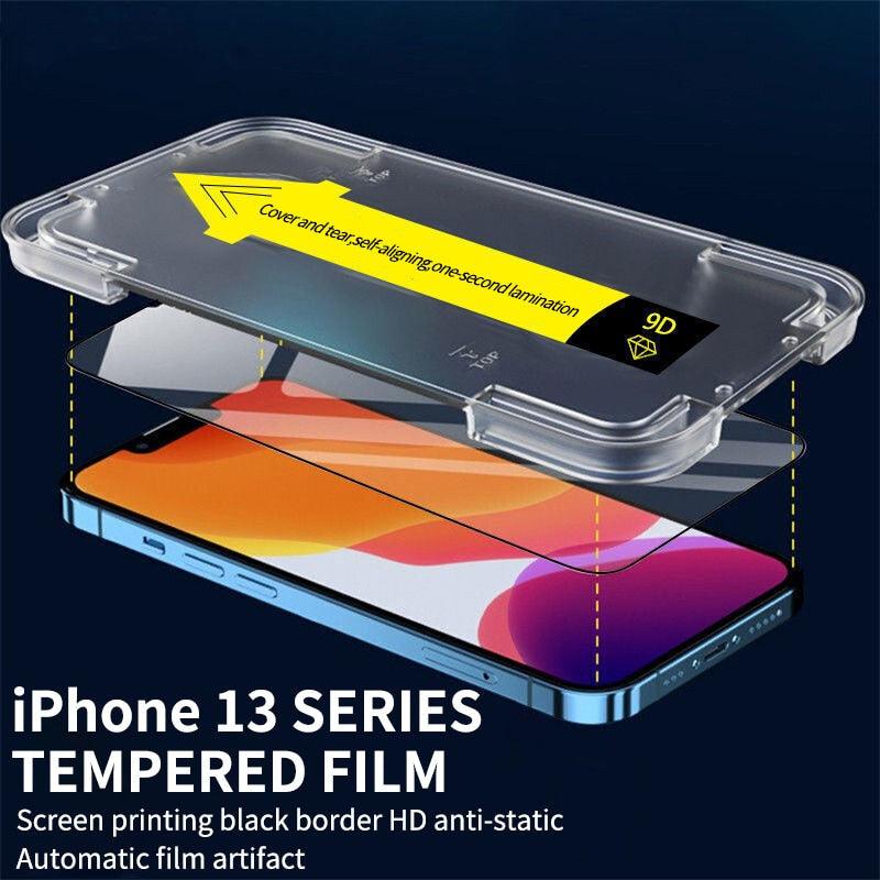 2pcs Full Cover Screen Protector For iPhone 11 12 13 PRO MAX Privacy Glass For iPhone 14 Pro XS Max XR 13 12 mini Tempered Glass Tempered Glass Screen Protector Film 9H Hardness Anti Scratch Screen Protector Stevvex