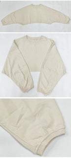 FitFlow Long Sleeve Crop Top THRIXINE