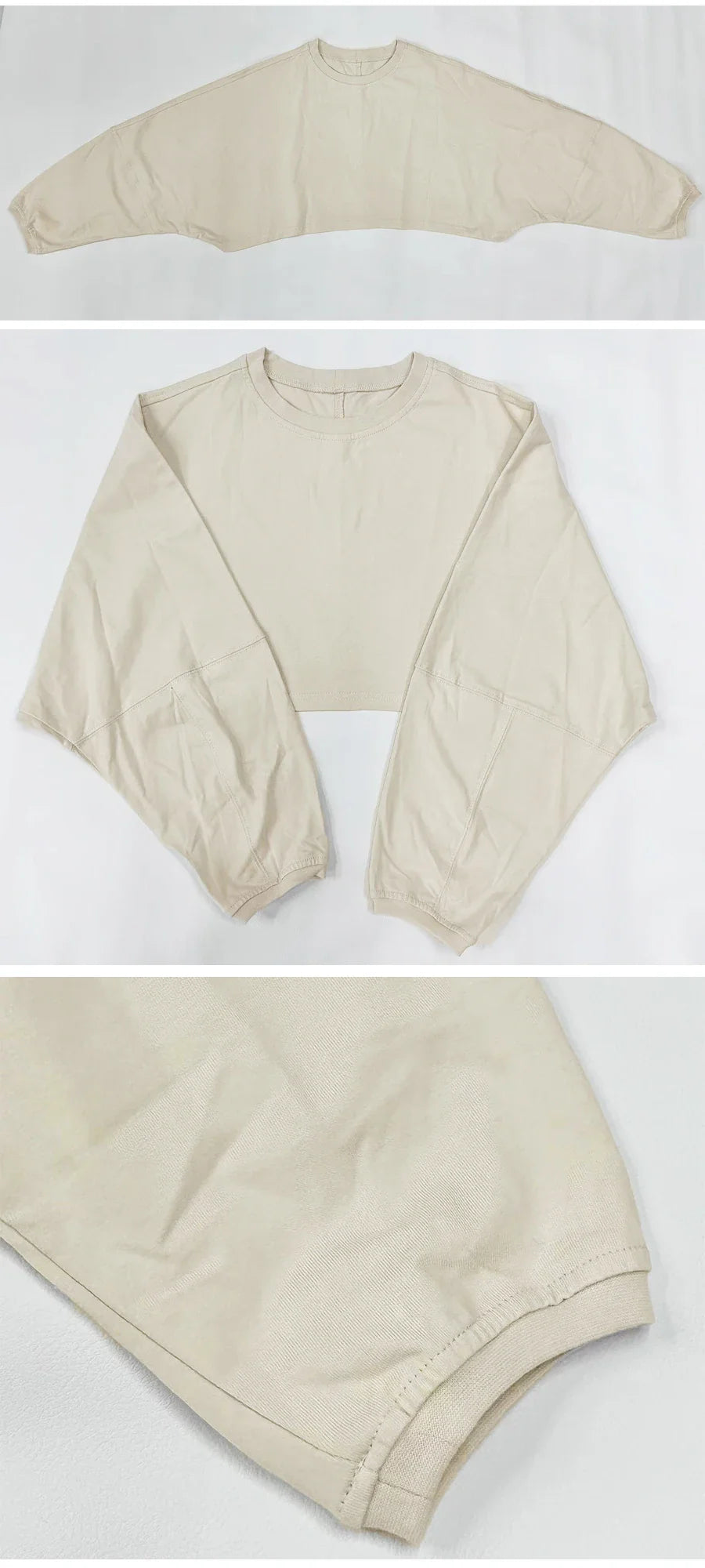FitFlow Long Sleeve Crop Top THRIXINE