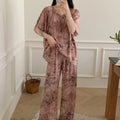 Sleepwear Women's Clothing Summer Blouse Cotton Silk New Thin Home Loose Casual Comfortable Premium Soft Simple  National Style Lootquake LLC
