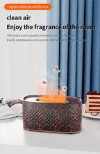 Colorful Simulation Flame Aroma Diffuser Home Hotel Desktop USB Air Humidifier Lootquake LLC