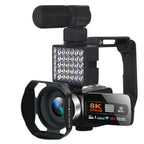 YouTube Camcorder 8K Ultra HD camera Camcorders 48MP Streaming Camera 3.0"Touch Screen Digital Video Camera Lootquake LLC