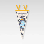 Outdoor Camping Tent Pennant Flags Picnic Canopy Atmosphere Decorations Camp Hanging Flags Holiday Scene Felt Bunting