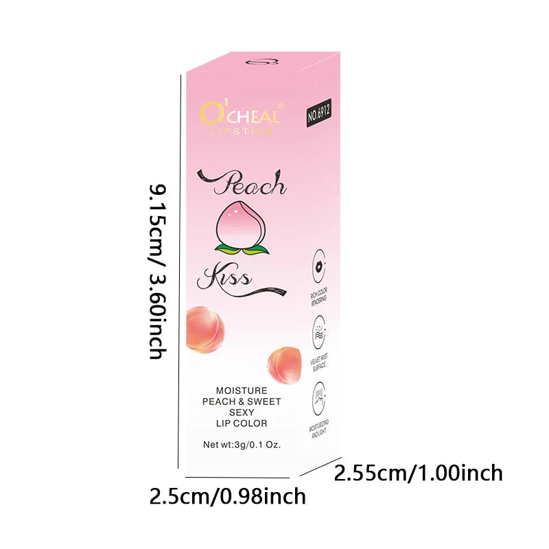 Fruit flavored moisturizing lipstick, neutral and natural, lip care, used to moisturize and prevent dryness, care for lip skin Lootquake LLC