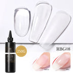 BORN PRETTY 250g Milky White Jelly Nude Gel Nail Polish Refilled Package Translucent Clear Color Semi Permanent Soak Off UV Gel Lootquake LLC