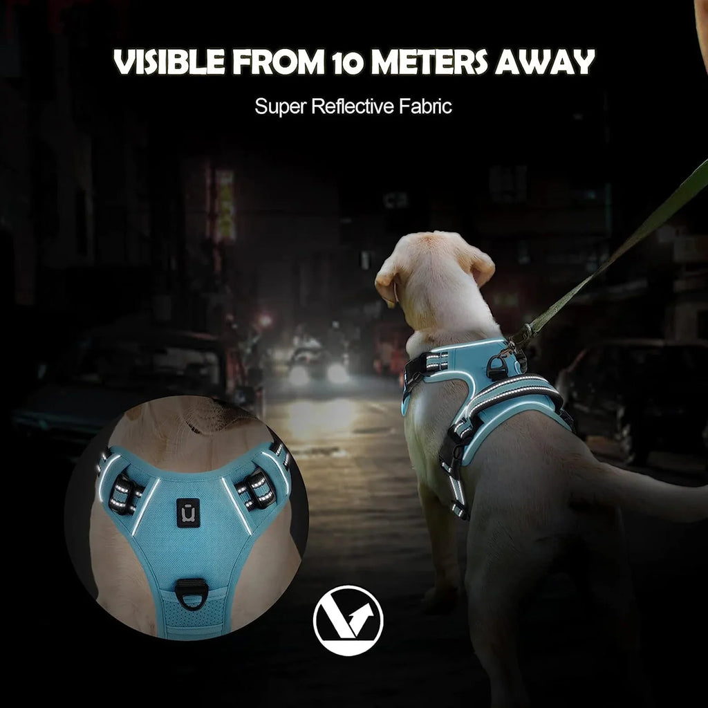 PawsEase No-Pull Soft Harness with Control Handle THRIXINE