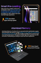 Blackview Active 8 Pro 16GB 256GB Tablet PC 22000mAh Battery Android 13 10.36" inch 2.4K Display 16MP+ 48MP Camera Rugged Tablet Lootquake LLC