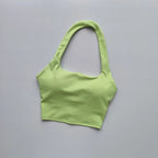 Backless Bliss: Sexy Sports Bra & Yoga Crop Top THRIXINE
