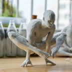 Yoga Man Meditating Abstract Statues Sculptures Yoga Figurine Nordic Living Room Home Decor Decoration Desk Ornaments Decor  ﻿