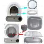 Automatic Cat Litter Box Accessories Bin Door Collecting Feces Bottom Capsule Garbage Bag for Cat Toilet Litter Box Lootquake LLC