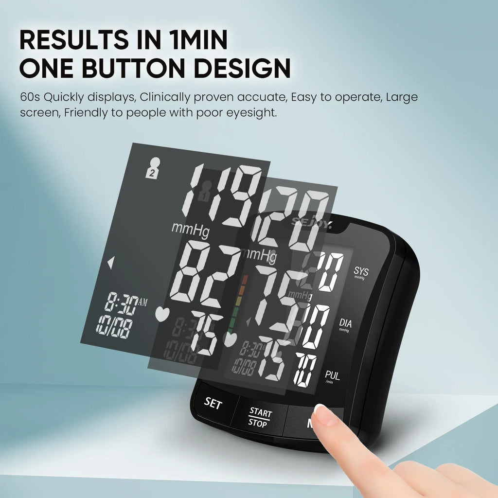 SEJOY Digital Blood Pressure Monitor for Wrist