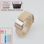 Motorola Moto Elastic Nylon Watch Band - Quick Release Parachute Strap