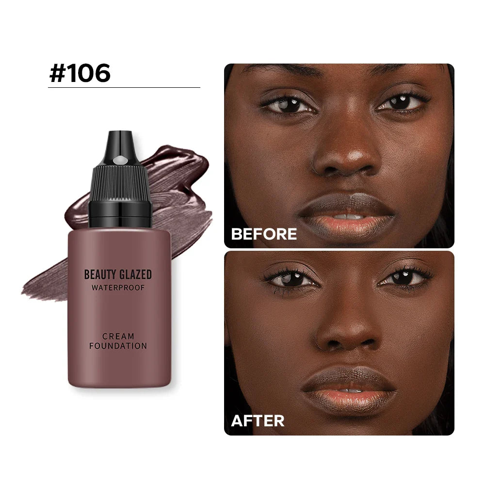 Flawless All Day: 9 Color Waterproof Concealer Foundation For Women Makeup Full Coverage Long Lasting Moisturizing Lootquake LLC
