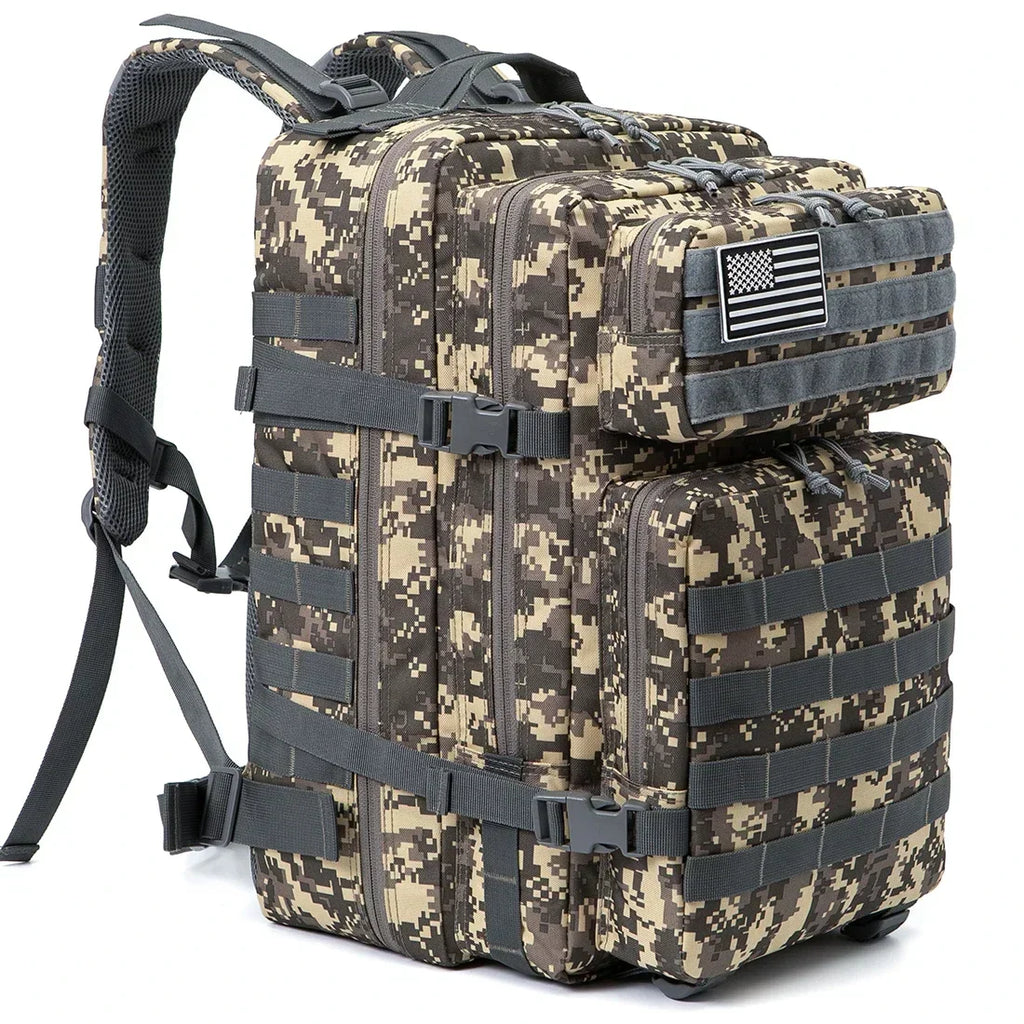 Outdoor Tactical Backpacks 45L Large Capacity Man 3 Days Molle Assault Bags For Outdoor Trekking Camping Backpack