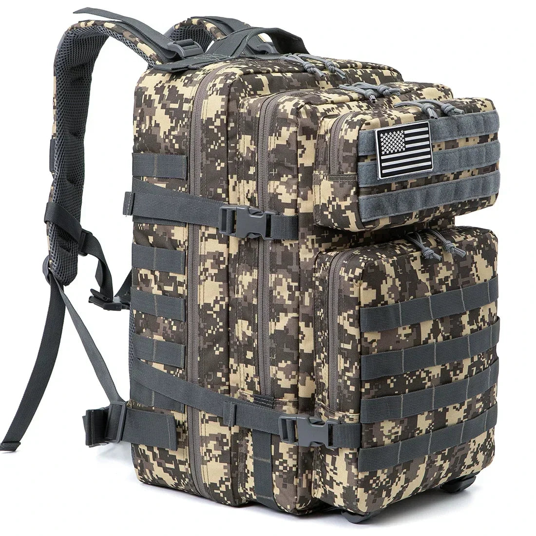 Outdoor Tactical Backpacks 45L Large Capacity Man 3 Days Molle Assault Bags For Outdoor Trekking Camping Backpack