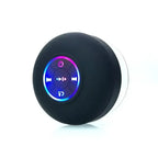 Mini Bluetooth Speaker w/ LED Lights & Super Suction |   IPX4 Waterproof for Bathroom/Outdoor |   Portable Wall Adsorbable Sound Lootquake LLC