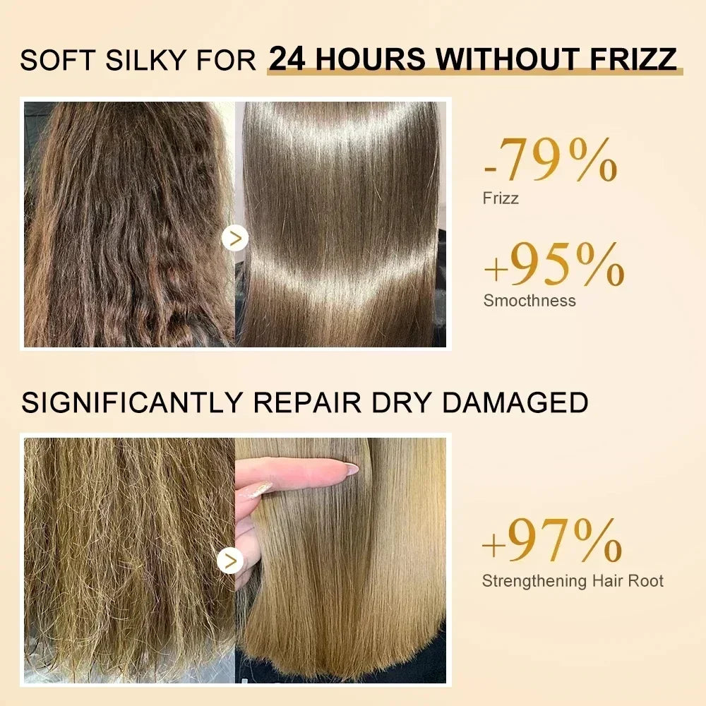Collagen Hair Mask Keratin Hair Treatment Deep Repair Argan Oil Collagen Essence Keratin Conditioner For Dry Damaged Hair 100G Lootquake LLC