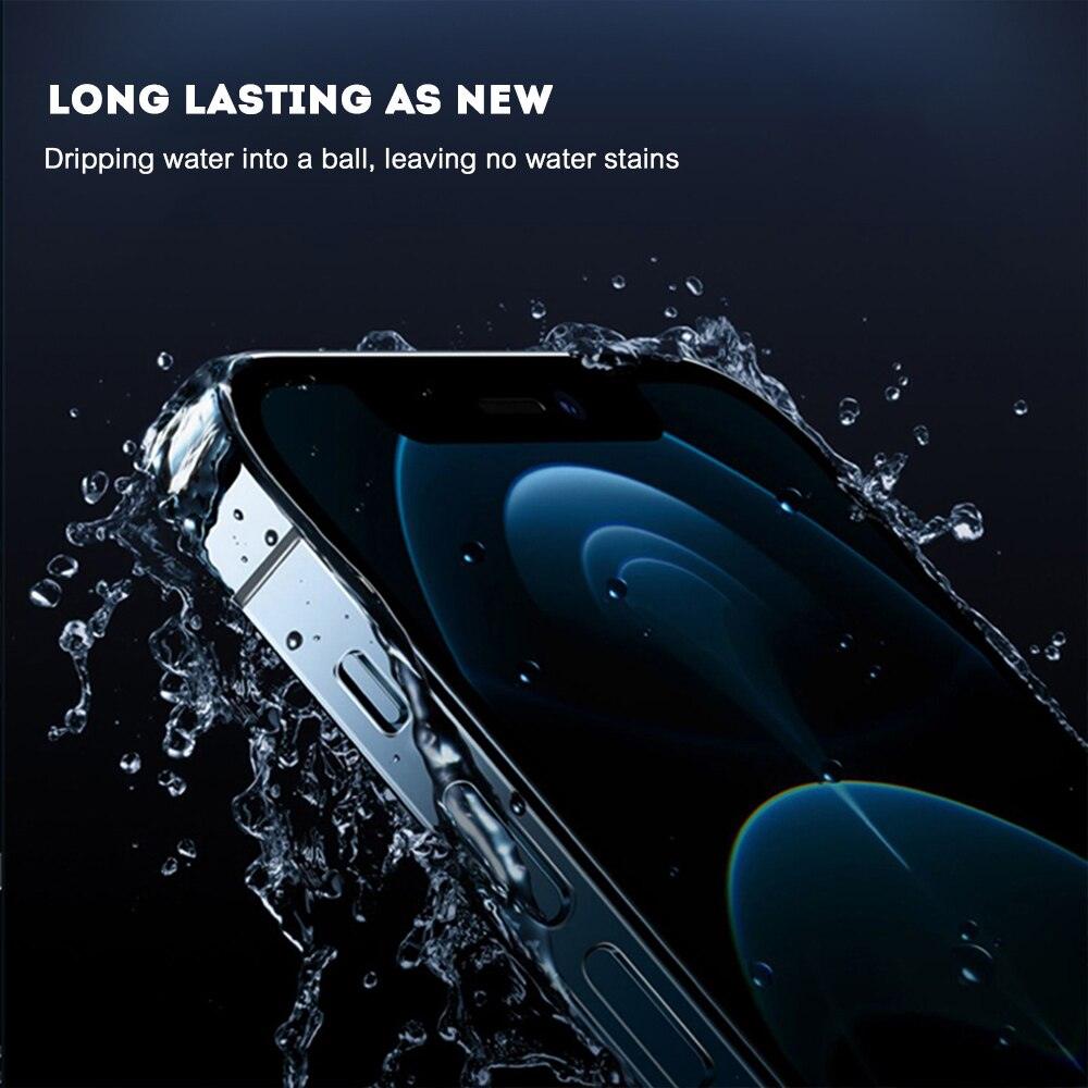3Sets Clear Sticker Phone Side Film for iPhone 14 13 12 11 Pro Max X XR XS Frame Protective Ultra-Thin Border Film 3D Carbon Fiber Ultra Thin Protective Film Stevvex
