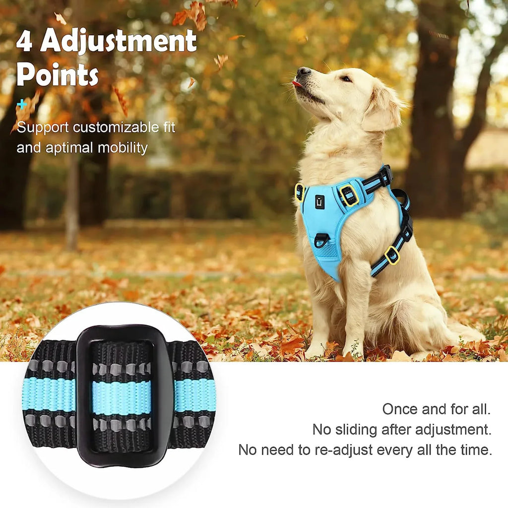 PawsEase No-Pull Soft Harness with Control Handle THRIXINE