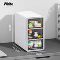 Desktop Storage Box Transparent Drawer Home Storage Box Stationery Box Office Files Stationery Organizer Cosmetics Drawer Box