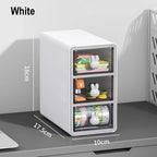 Desktop Storage Box Transparent Drawer Home Storage Box Stationery Box Office Files Stationery Organizer Cosmetics Drawer Box