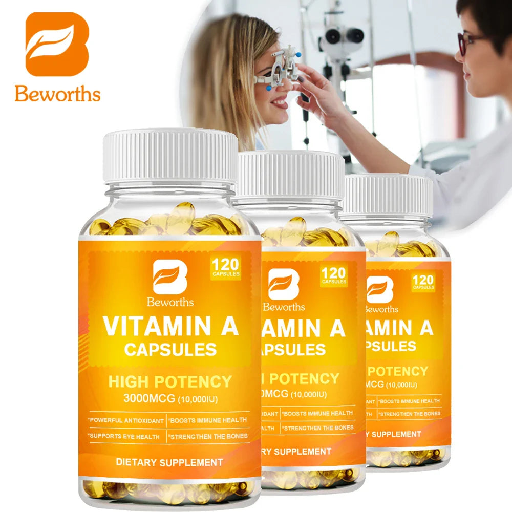 BEWORTHS Vitamin A 10,000 IU Premium Helps Healthy Vision & Immune System and Healthy Growth & Reproduction Beauty Health Item Lootquake LLC