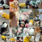 Pet Clothes Spring Summer Cat Dog T-shirt Breathable Waffle Vest Puppy Kitten Pet Supplies Chihuahua French Bulldog Clothing Pi-Mart