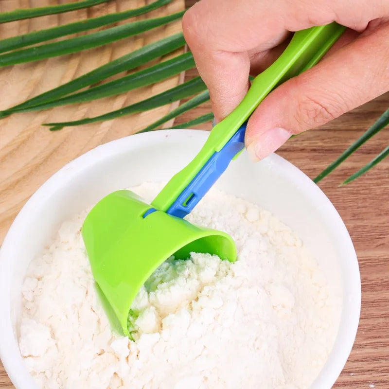 Creative Protein Powder Sliding Spoon Funnel Preparation for Protein Powder Coffee Sports Drinks Portable Home Kitchen Gadgets