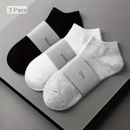 3/5/10PC Unisex Casual Plain Color Boat Socks Thin Breathable Comfy Anti Odor Sweat-absorbing Low Cut Ankle Socks For Men Women