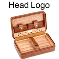 GALINER Charuto Cedar Wood Cigar Humidor Box Travel Cigar Case Storage 4 Cigars Box Humidor Humidifier For Sigar Lootquake LLC