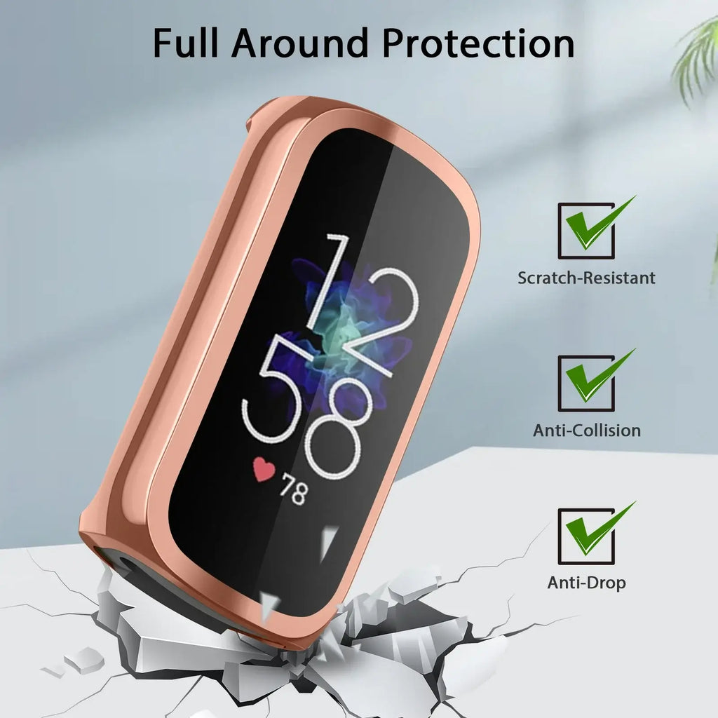 Fitbit Luxe Case and Screen Protector - Premium Protection - SJB-DIAMOND ELITES