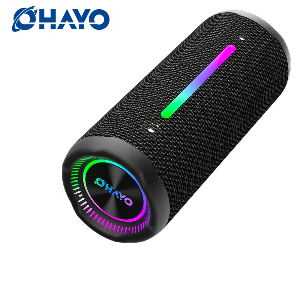 Ohayo Portable Waterproof Bluetooth Speaker 35W Drivers with Powerful 360-Degree Sound and Thundering Bass,TWS,IPX7 Waterproof Lootquake LLC