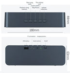 S11 Bluetooth Small Speaker Music Player Stereo USB TF Card Home Outdoor Sports Portable Mobile Phone Car Subwoofer Big Battery Lootquake LLC