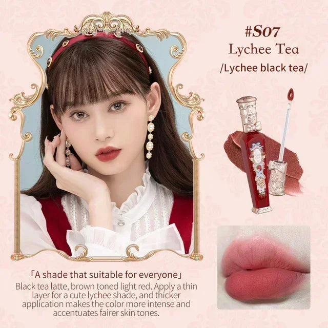 Flower Knows Strawberry Rococo Series Cloud Lip Cream Lip Gloss Long Lasting Velvet Lip Tint Lipstick for Women Cosmetic Lootquake LLC