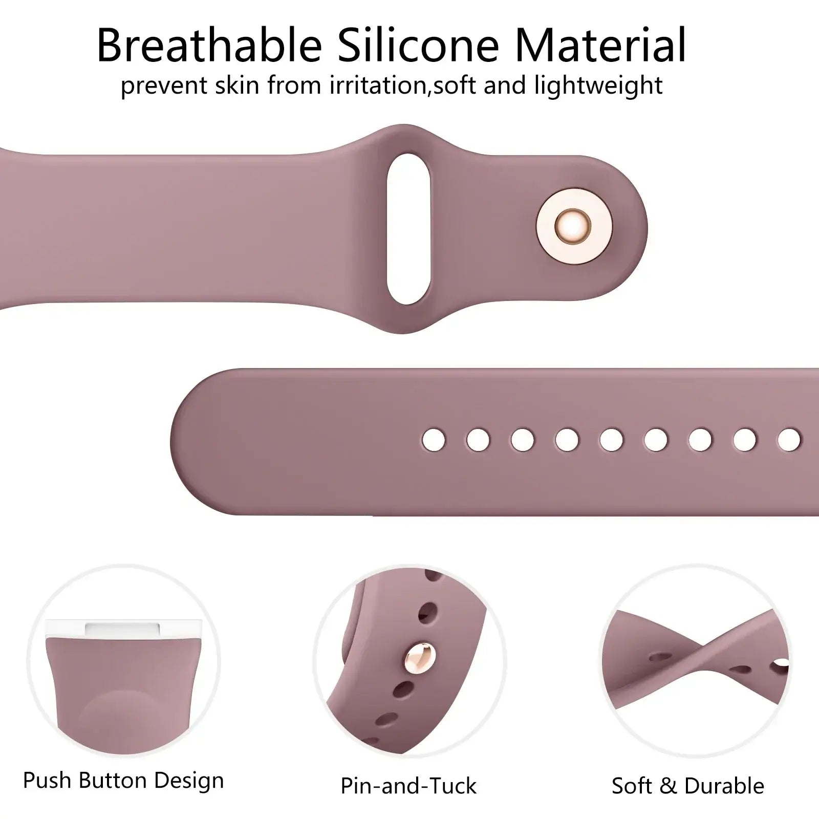 Fitbit Versa & Sense Silicone Strap - Soft Waterproof Design - SJB-DIAMOND ELITES