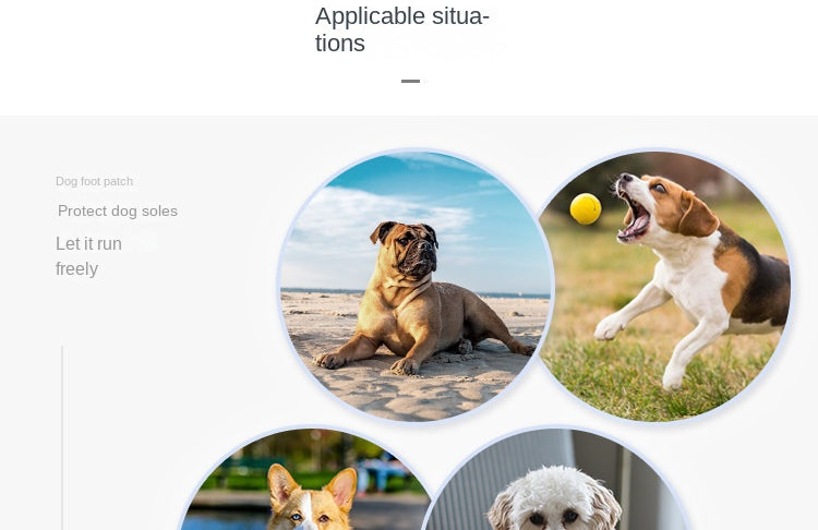 4PCS Dog Anti Slip Pad Breathable Foot Pad Disposable Pet Foots Mat Prevent Slip Waterproof Protector Avoid Dogs Slipping Lootquake LLC