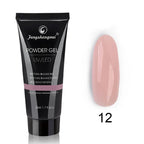 Poly Nail Gel 30g Nude Nature Builder for Nail Extension All Season Gel Color for 3D Molding Gel Nail Strengtheners Long Lasting